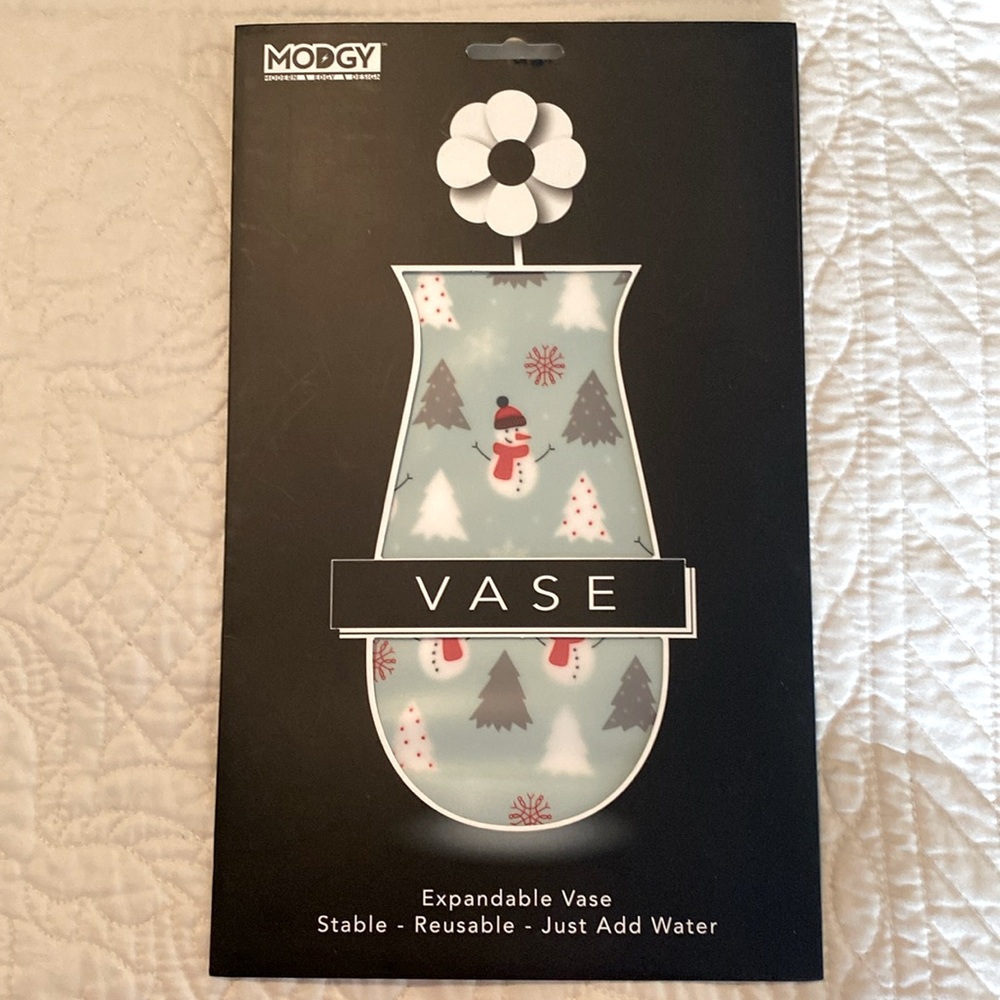 Modgy Water Reusable Vase NEW IN BOX